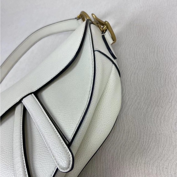 SOLD - DIOR Grained Calfskin Saddle Bag - Picture 6 of 9